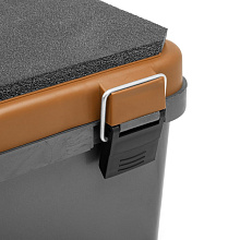 Ящик для зимней рыбалки Helios серый/золото (19 л.)