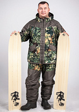 Лыжи охотничьи Таежные деревянные 125х20 см.