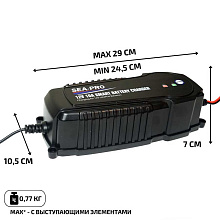 Зарядное устройство SEA-PRO ТЕ4-0267L для АКБ LiFePO4, 1х12В,10А