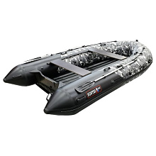 Надувная лодка ПВХ Хантер 380 ПРО (камуфляж)