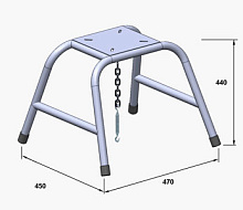 Стойка для сидения 440 мм. 150102T