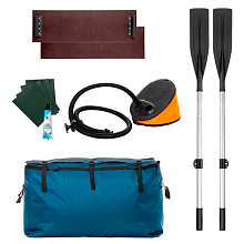 Надувная лодка ПВХ Капитан 260Т, зеленый