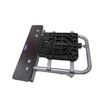 Опора сиденья регулируемая складная с поворотным механизмом на лодку ПВХ (ликтрос)