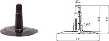 Камера 3.00-4 (DET035; K-D3.00-4 KA) TR-13, 260 мм., прямой ниппель