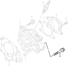 Болт головки цилиндра Suzuki (11118-97J00-000)