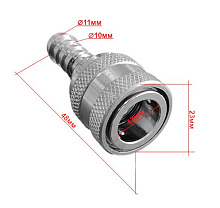 Топливный коннектор Sunfine 10 мм для Suzuki/Mercury/Evinrude/Tohatsu/Nissan (аналог C14535)