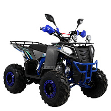 Квадроцикл Wels EVO 125 ST, доп. освещение, зеркала, сине-серый