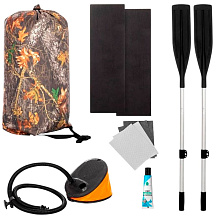 Надувная лодка ПВХ Бриз 280, белый/серый