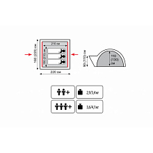 Палатка Tramp Lite WONDER 2 V2