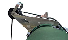 Роульс для якоря с роликом Ø 100 мм и стопором фала для лодки ПВХ 