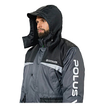 Костюм зимний Хантсмен Полюс V2 -40°С, серый/черный