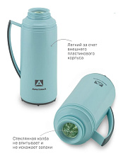 Термос Арктика  с узким горлом, 1.7 л, стеклянная колба