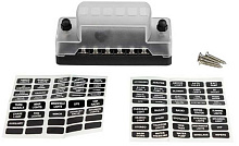 Блок Marine Rocket на 6 предохранителей с крышкой 