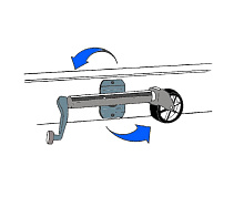 Колесо опорное для прицепа, 454 кг.