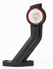 Фонарь габаритный правый FT 140 F P LED, на резиновой ножке, трёхцветный