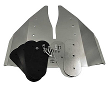 Гидрокрыло с крепежом для ПЛМ Suzuki 9,9/20 л.с., нержавеющая сталь (2 мм)