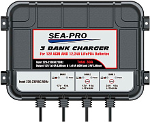Зарядное устройство SEA-PRO ТЕ4-0287В для АКБ LiFePO4 (1х12В, 1х24В 10А) и AGM (1х12В 10А)