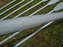 Весло алюминиевое с уключиной 220x15 см. (пара).