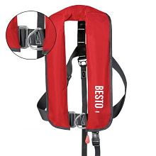 Автоматический надувной жилет Raider 165N, до 165 кг., красный