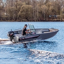 Лодка алюминиевая Волжанка 42 Scout