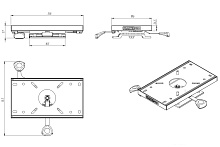 Основание под сидение с поворотной платформой