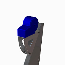 Кронштейн регулир. угла лебедки (МЗСА)