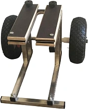 Тележка для мотора 8-15 л.с. подпружиненная, нержавеющая сталь