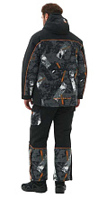 Костюм зимний Хантсмен Канада V2 -35°С, камуфляж/черный (ткань Исландия)