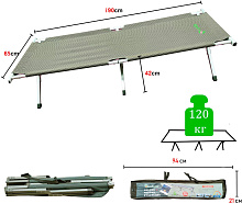 Раскладушка туристическая MirCamping CF-0933 190х65 см.