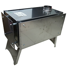 Турбо печь для палатки на дровах (большая), нерж. сталь