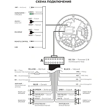 Магнитола Marine Rocket MRH-273, серебристый ободок