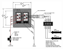 Панель управления транцевыми плитами, Lectrotab, арт.SAFSC
