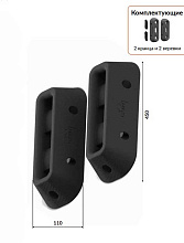 Универсальный швартовый кранец BUOY Rebel, 450x180x110 мм, 2 шт.