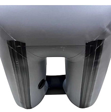 Кресло надувное гребное Патриот 55х50х60 см, серый