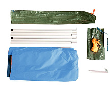 Тент со стойками Tramp Lite Blue ( V2 ), 440х440х230 см