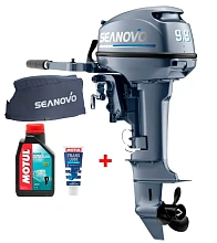 Лодочный мотор 2T Seanovo SN 9.9 FHS + ЧЕХОЛ!!!