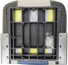 Кресло складное Premium (Carbone, серый-темно-серый-синий).