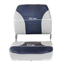 Кресло складное XXL (Spring, серо-синий)