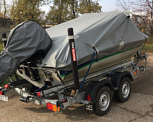 Направляющие для прицепа с чехлами (117 см., универсальное крепление)