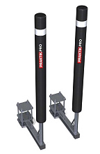 Направляющие для прицепа с чехлами (70х162 см, усиленные, на раму 60 мм)