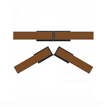 Пол-книжка для лодок Колибри K-280T (237х83 см.)