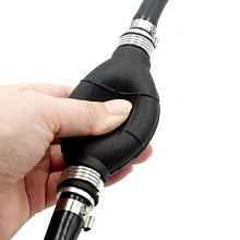 Топливный шланг Ø 8 мм, 2 метра, с грушей, без переходников