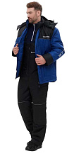 Костюм зимний Хантсмен Полюс -40°С, синий/черный