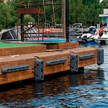 Универсальный швартовый кранец BUOY Rebel, 450x180x110 мм, 2 шт.