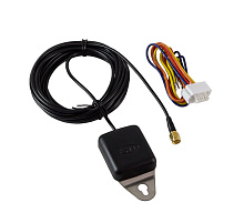 GPS-спидометр аналоговый 0-45 узлов, черный циферблат, нерж. ободок, выносная антенна, д. 85 мм.