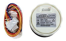 Вольтметр аналоговый 8-16 В, Ø 51 мм, черный циферблат