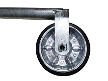 Колесо опорное для прицепа, стойка Ø48 мм, 300 кг