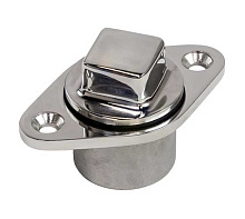 Шпигат Ø31 мм с резьбовой пробкой, нержавеющая сталь