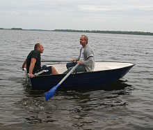 Лодка стеклопластиковая Ерш