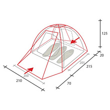 Палатка GOLDEN SHARK COMPACT 3